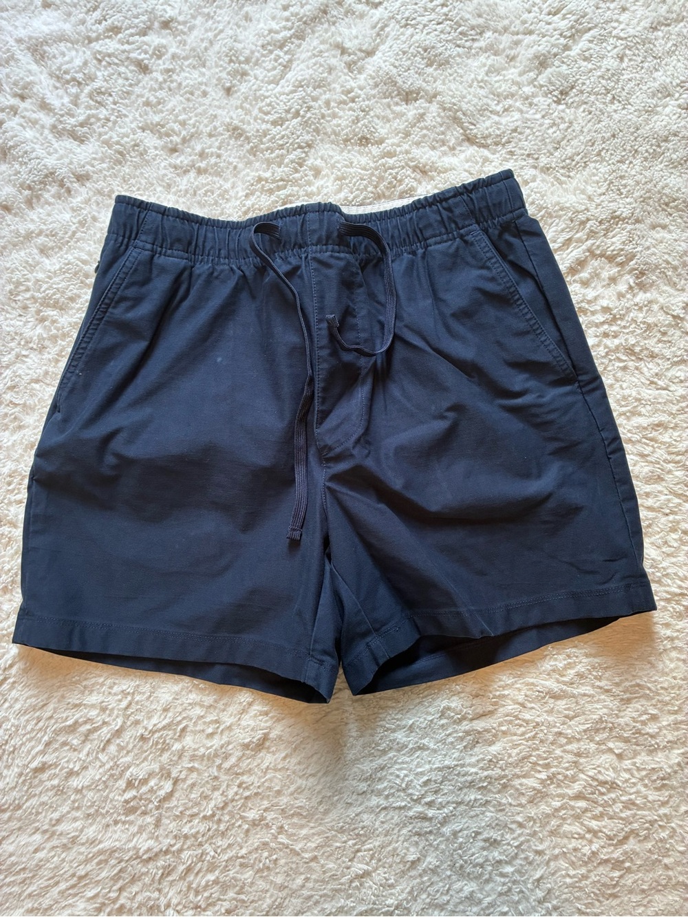 J Crew Navy Drawstring Shorts